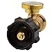 SHINESTAR Propane Tank Gauge Indicator Leak Detector Gas Pressure Meter Universal for Gas Grill, Heater, RVs, Boats and Type 1 Connection Propane Cylinder
