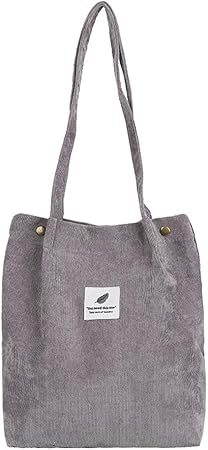 korean corduroy tote bag