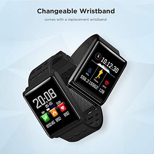 Teckepic Smart Fitness Tracker Watch Bluetooth Full Touch