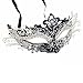 Masquerade Mask Shiny Metal Rhinestone Venetian Pretty Party Evening Prom Mask