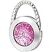 LUXUR Foldable Handbag Hanger Metal Folding Table Hook for Women Girl Gift（Candy Shape）Rose Red