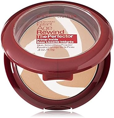 Maybelline New York Instant Age Rewind The Perfector Powder, Medium/Deep, 0.3 Ounce + FREE Luxury Luffa Loofah Bath Sponge On A Rope, Color May Vary