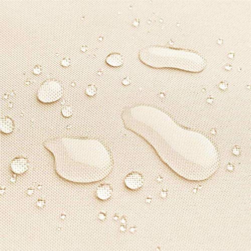 LINGKY Sonnensegel Sonnenschutz Polyester Windschutz Wasserabweisend Atmungsaktiv Wetterschutz 90% Beschattung, für… – Bild 3