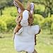 Happy Cherry Children Babys Puzzle Hand Puppet Plush Toys Rabbit Model Hand Dolls - Brown