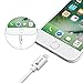 [Apple MFi Certified] iClever BoostLink 6ft (1.8m) Premium 8-Pin Lightning to USB Cable with Ultra Compact Connector Head for iPhone 6s 6 plus 5s 5, iPad Pro/Air/Mini, 4th, iPod touch 5 / nano 7, White