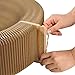 FIRIK Cat Scratcher Lounge - Bed Collapsible Corrugated Cardboard Scratching Toy Pad Lounge Round Bed - Foldable …