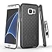 Galaxy S7 Edge Case, TILL [Thin Design] Holster Locking Belt Swivel Clip Non-Slip Texture Hard Shell [Built-in Kickstand] Combo Case Defender Cover for Samsung Galaxy S7 Edge G9350 [Black]