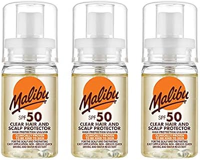 Malibu Scalp Protector SPF 50 50ml High Protection UVA UVB Sunscreen Spray