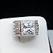 Ginger Lyne Collection Beverly 3 Ring Bridal Engagement Wedding Ring Band Set