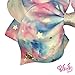 JoJo Siwa Signature Collection Hair Bow - Blue/Pink Tie-Dye Stars with Sticker Patch Set Included