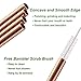 VEHHE Metal Straws Reusable Stainless Steel Straws Drinking Rose Gold 4 Set - Ultra Long 10.5