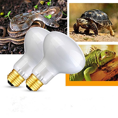 CTKcom 100 Watt UVA Pet Heating Lamp(2 Pack),R85 Day Light UVA Basking Heat Spot Lamp,UVA Reptile Heat Bulb for Turtle Aquarium Aquatic Reptile Lizard Heat Lighting E26/E27,110V,2 Pack - Thumbnail 3