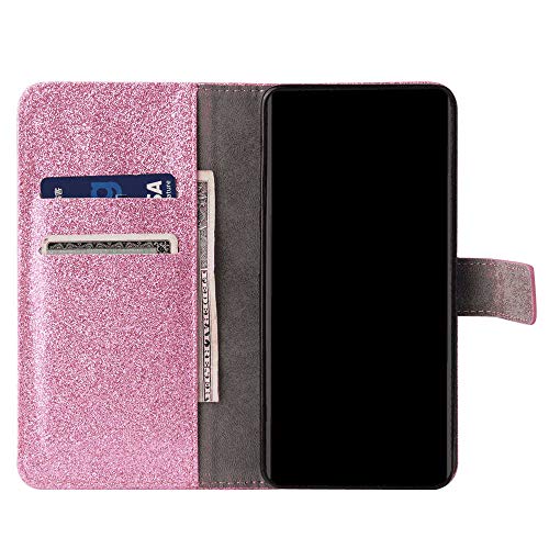 Flip Case for iPhone 7 Luxury Leather Wallet Cover with Viewing Stand and Card Slots Bussiness Phone Case with Free Waterproof-Case