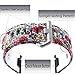 Allbingo Fitbit Ionic Accessory Bands, Manly Case Women Cute Strap Rugged Pro G-shock Like Protective Wristband for Fitbit Ionic Smartwatch (Colorful World/Silver, Small 5.5