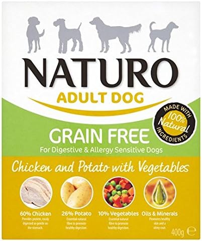 Naturo Grain Free Chicken Potato Dog Food 400G