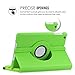SAVEICON SAWE (TM) Green 360 Degrees Rotating Lychee Leather Case Smart Cover with Stand and Sleep/Wake Function for Apple iPad Air 5G 5th Gen with Retina Display