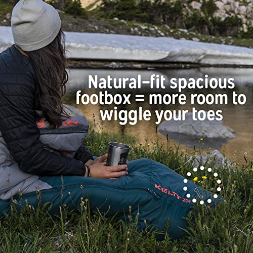 Kelty Cosmic Synthetic Fill 20 Degree Backpacking Sleeping Bag, Regular