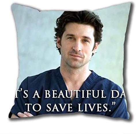 iCustomonline Grey's Anatomy Standard Size Design Square Pillowcase in 40*40CM/16*16Inch
