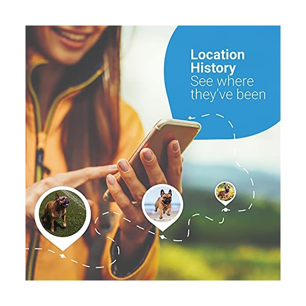 Tractive-GPS-Dog-Tracker-2021-for-Dog-Collar-Always-Know-where-your-Dog-is-247-Location-and-Activity-Monitoring Tractive GPS Dog Tracker. Live Location With Unlimited Range. Escape Alerts & 100% Waterproof (White)