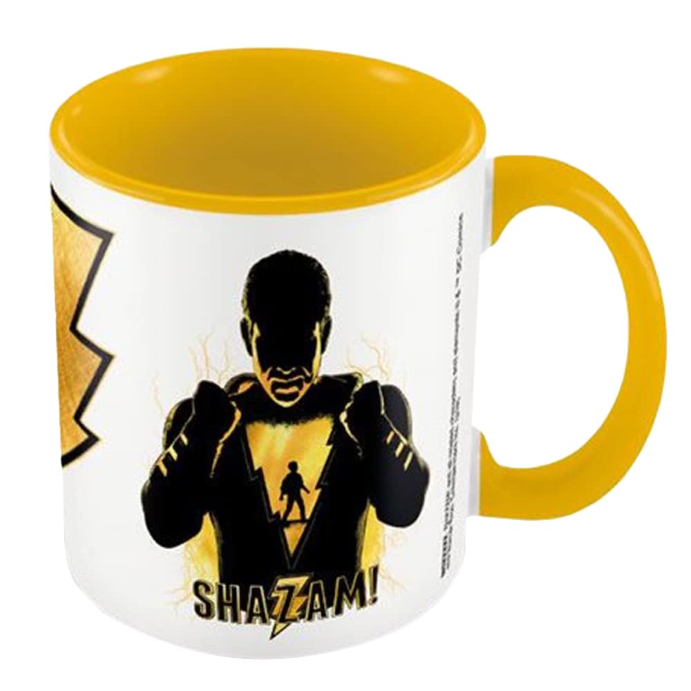 DC Shazam Mug in Presentation Gift Box (Bolt Design) 11oz Ceramic Mug - Official Merchandise