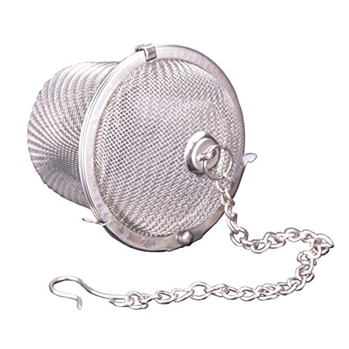 Fangfang Stainless Steel Mesh Tea Bag Strainer Filter Infuser for Loose Leaf Grain Tea Cups, Mugs and Teapots (1)