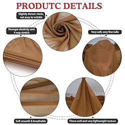 Power Mesh Fabric Superfine 4-Way Stretch Net