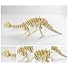 Dinosaur 3D Wooden Puzzle, Stegosaurus Triceratops Tyrannosaurus Spinosaurus Brontosaurus Hadrosaurus DIY Models Set Puzzle Gift Brain Teaser Toy for Kids Adult