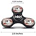 Chillax Fidget Spinner - Tri-Spinner Fidget Toy for Anxiety and ADHD (Black)