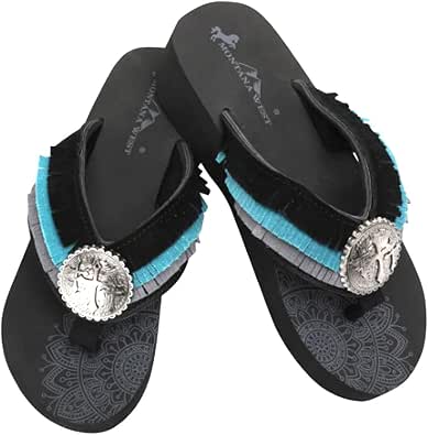 Amazon.com: Montana West Sandalias con cuentas de mano para mujer : Ropa,  Zapatos y Joyería