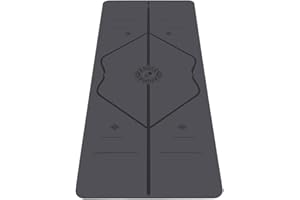 Liforme Special Yoga Mat – Free Yoga Bag Included - Patented Alignment System, Warrior-like Grip, Non-slip, Eco-friendly, Sweat-Resistant, Long, Wide, 4.2mm thick mat for comfort
