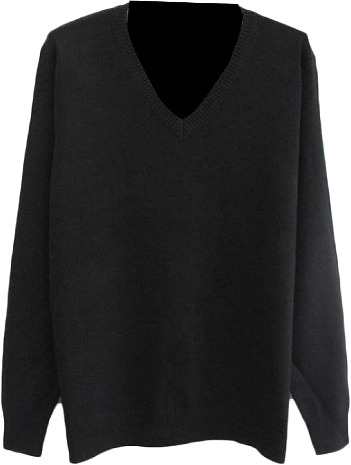 Men's Eco Baggy Loose Fleece Knit VNeck Solid Slim Fit Sweater Jumper Amazon.co.uk Clothing