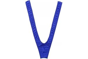 YEMYIQZ Men Borat Mankini Sexy Thongs V Sling Underwear Bodysuit Swimsuit Lingerie Halloween Costume Christmas Gag Gift