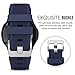 Bands for Samsung Gear S3 Frontier/Classic Watch Silicone Bracelet, Sports Silicone Band Strap Replacement Wristband For Samsung Gear S3 Frontier / S3 Classic (Dark Blue)