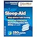 Genmed Sleep-Aid, 250Count, Diphenhydramine HCl, 25 mg, (Compare to Active Ingredient in Simply Sleep)