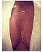 BeOne® New Ladies Bikini Moon Diamond Crystal Charm Crossover Harness Waist Belly Body Chain Necklace