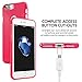 GOOSPERY Pearl Jelly for Apple iPhone 7 Plus Case (2016) Slim Thin Rubber Case (Hot Pink)