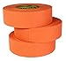 3 Rolls of Comp-O-Stik NEON ORANGE Hockey Lacrosse Bat Cloth Stick Tape ATHLETIC TAPE (3 Pack) Made In The U.S.A. 1