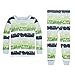 Burt's Bees Baby Unisex Baby Pajamas, Tee and Pant 2-Piece PJ Set, 100% Organic Cotton (12 Mo-7 Yrs), Horizon Blue Stars & Stripes, 4T