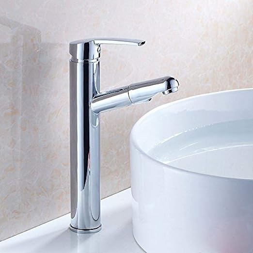 Grifo del fregadero del fregadero clásico de latón, orificio único