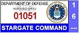 Cheyenne Mountain Military Base Parking Decal Stargate SG1