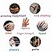 VIDEOTORG Finger Stretcher Resistance Bands Hand Resistance Band Finger Strength Trainer Kit, Finger Grip Strengthener Training Stretcher Exerciser Extensor Hand For Guitar Climbing Golf (6 pack)