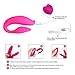 Wowyes Remote Control Vibrator 5 Speed Rechargeable Waterproof G-Spot Clitoris Bullet Vibrator Wireless Vibrating Love Egg  Adult Sex Toy Vibe For Women-  - Rose Red