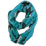 NHL San Jose Sharks Sheer Infinity Scarf, One Size, Blue