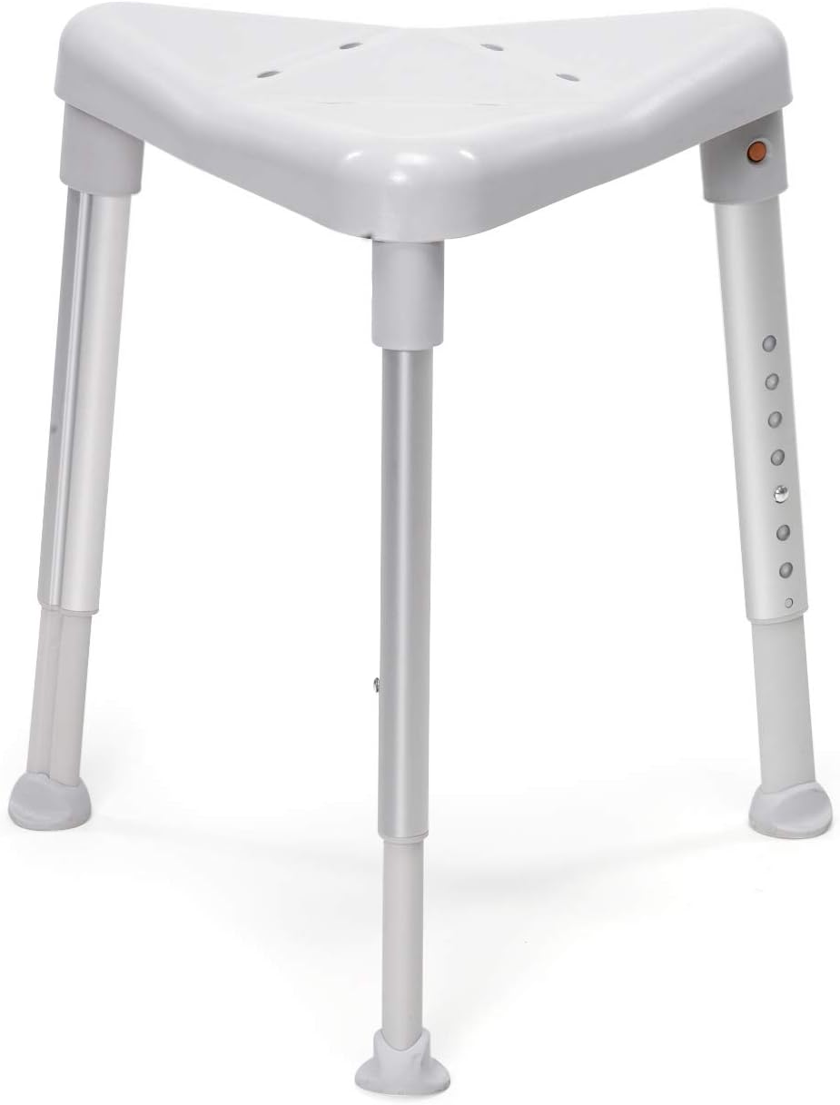 Etac Edge Shower Stool Stable and Safe Three Legged (Grey)