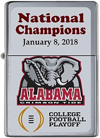 Alabama Crimson Tide 2018 National Championship Football Limited Edition Flip Top Lighter