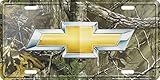 Chevrolet Bowtie on Realtree Metal License Plate