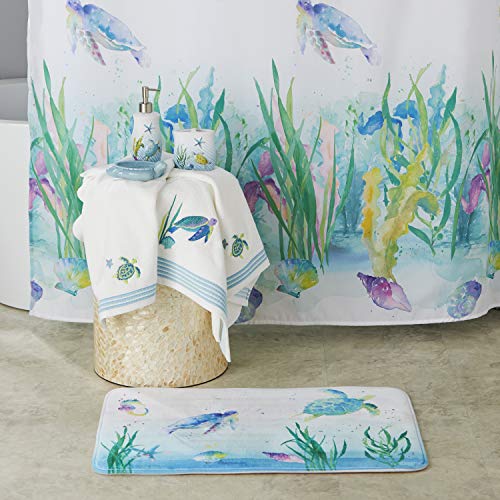 SKL Home by Saturday Knight Ltd. Watercolor Ocean Bath Towel, White