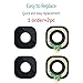 oGoDeal Back Rear Camera Glass Lens Cover Replacement Repair Kit for Samsung Galaxy S7/S7 Edge (2 Pack)