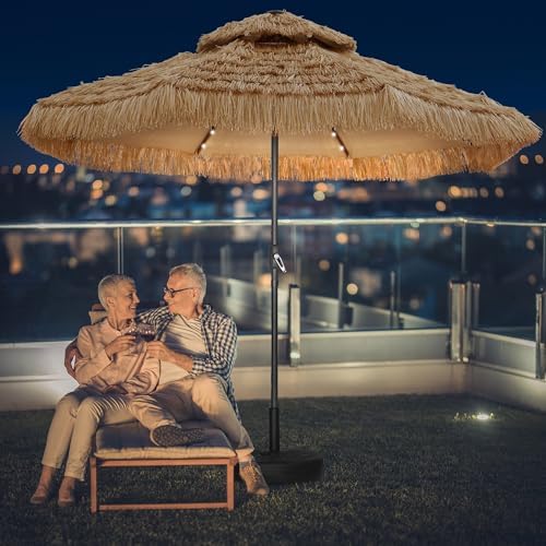 bayside 21 9 ft thatch patio umbrella Amazon.com : Bayside21 Hula Thatched Tiki Umbrella Natural Color 6' 8' & 9'  Options (8ft, Natural) : Patio, Lawn & Garden