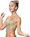 Seawhisper Gold Belly Dance Bra Mermaid Costume Top 32B-34A-34B